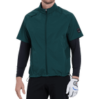 GoPlayer男高爾夫短袖運動背心(暗綠)