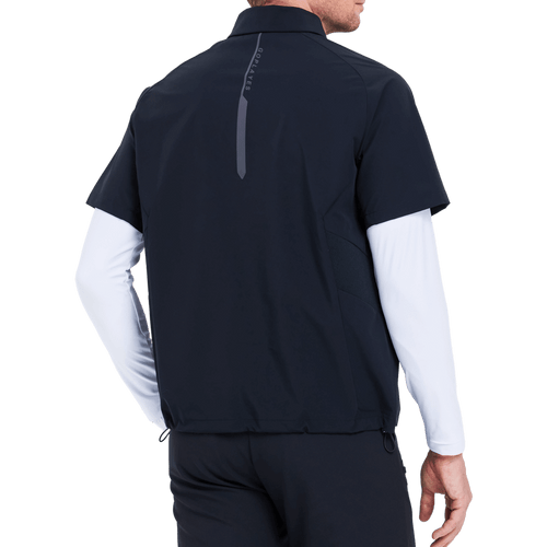 GoPlayer男高爾夫短袖運動背心(黑)