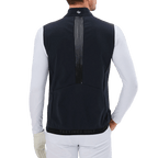 GoPlayer男高爾夫防潑水運動背心(黑)