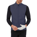 GoPlayer男高爾夫防潑水運動背心(深藍)