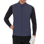 GoPlayer男高爾夫防潑水運動背心(深藍)