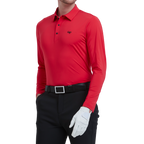 GoPlayer Men's Stretch Quick-Dry Long-Sleeve Top (Red)