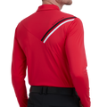 GoPlayer Men's Stretch Quick-Dry Long-Sleeve Top (Red)