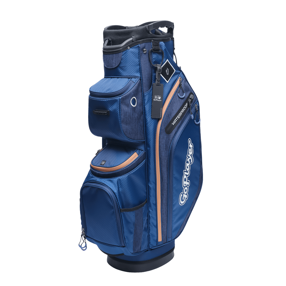 GoPlayer 超輕量14孔桿袋(藏青金2025)