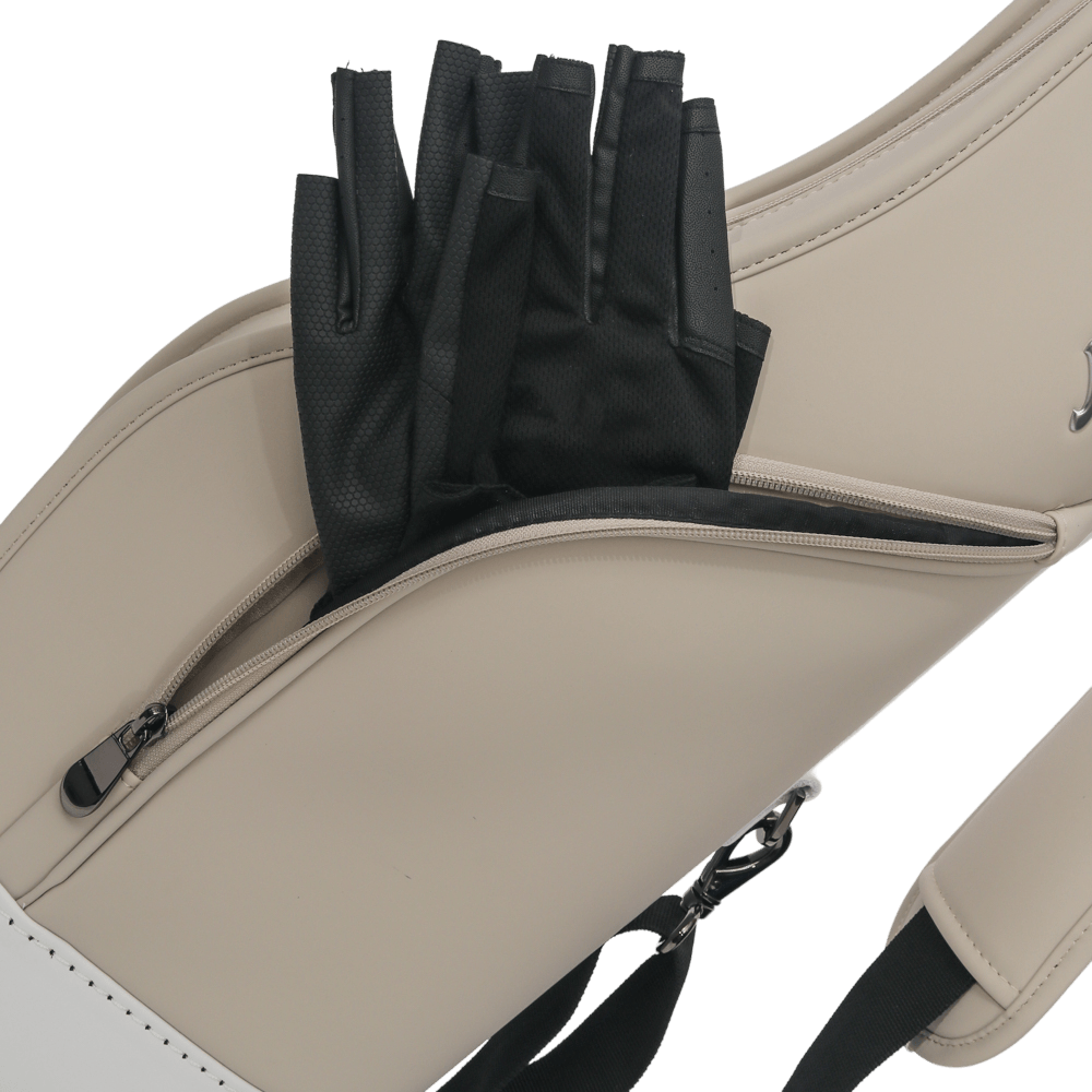 GoPlayer精緻皮革半截大槍袋(淺棕)