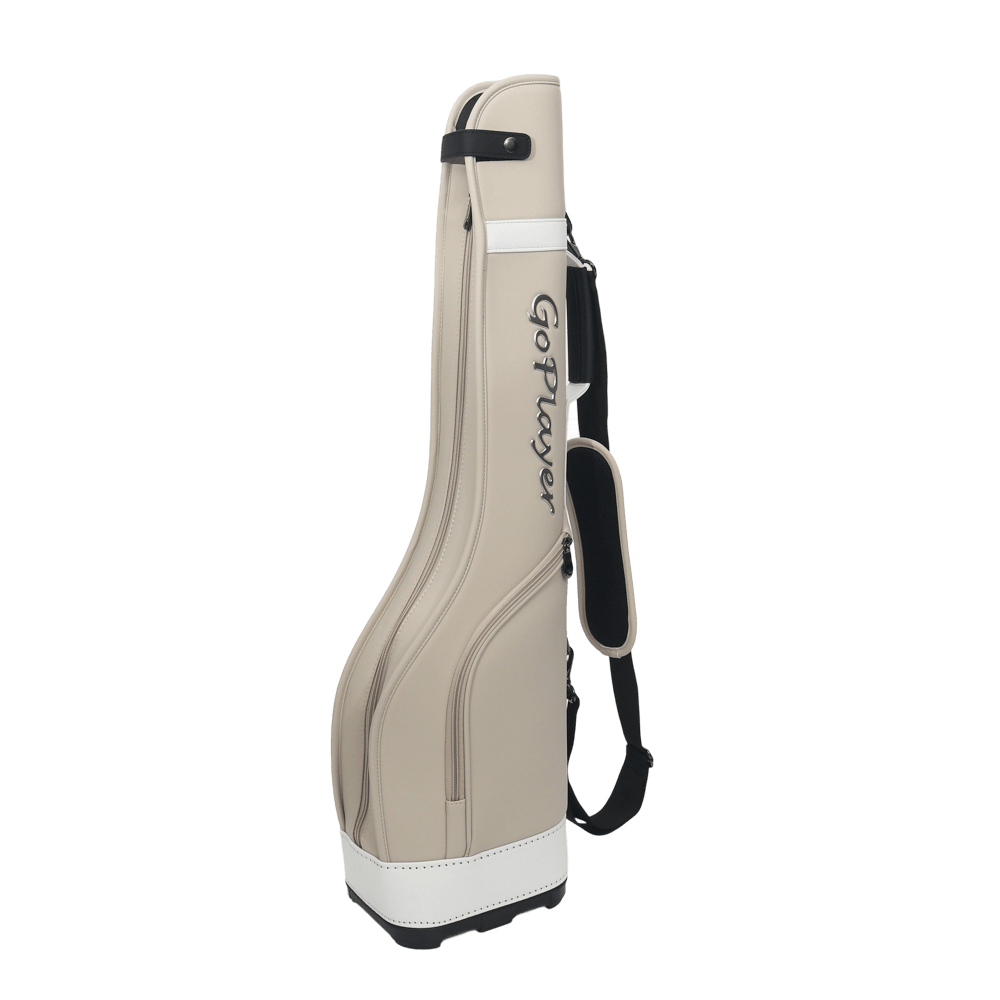 GoPlayer精緻皮革半截大槍袋(淺棕)