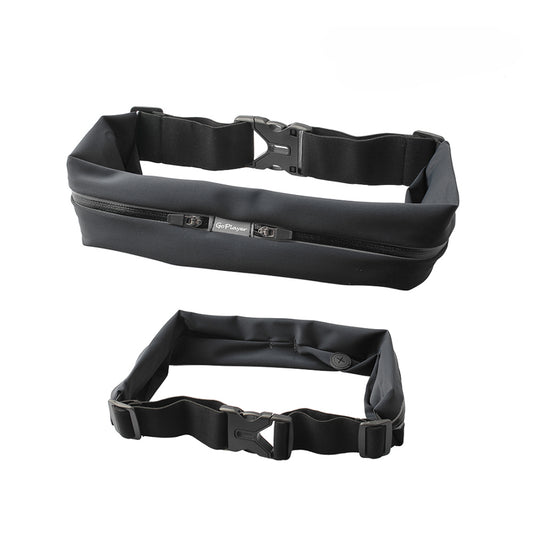 GoPlayer Waterproof Reflective Sports Belt Bag Black