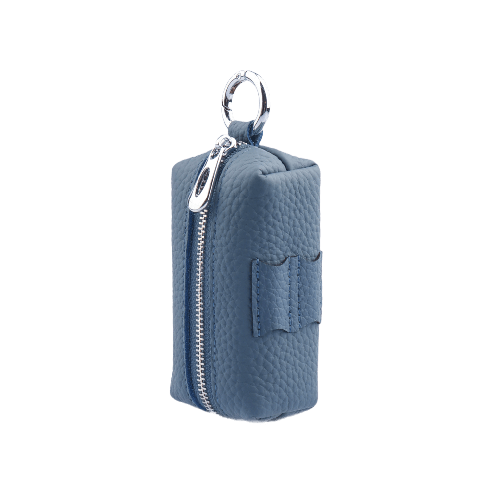 GoPlayer Golf Genuine Leather Ball Bag (Aqua Blue)