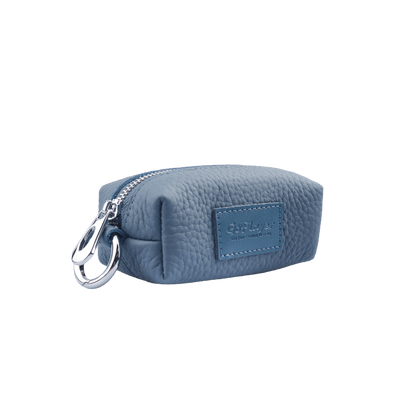 GoPlayer Golf Genuine Leather Ball Bag (Aqua Blue)