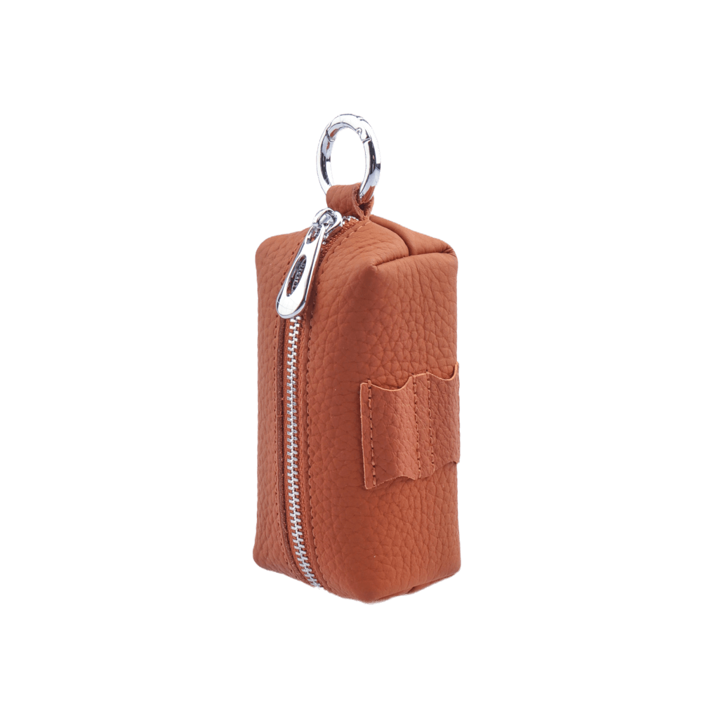 GoPlayer Golf Genuine Leather Ball Bag (Coffee)