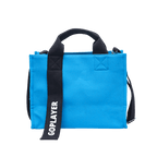 GoPlayer高爾夫帆布托特包(淺藍)