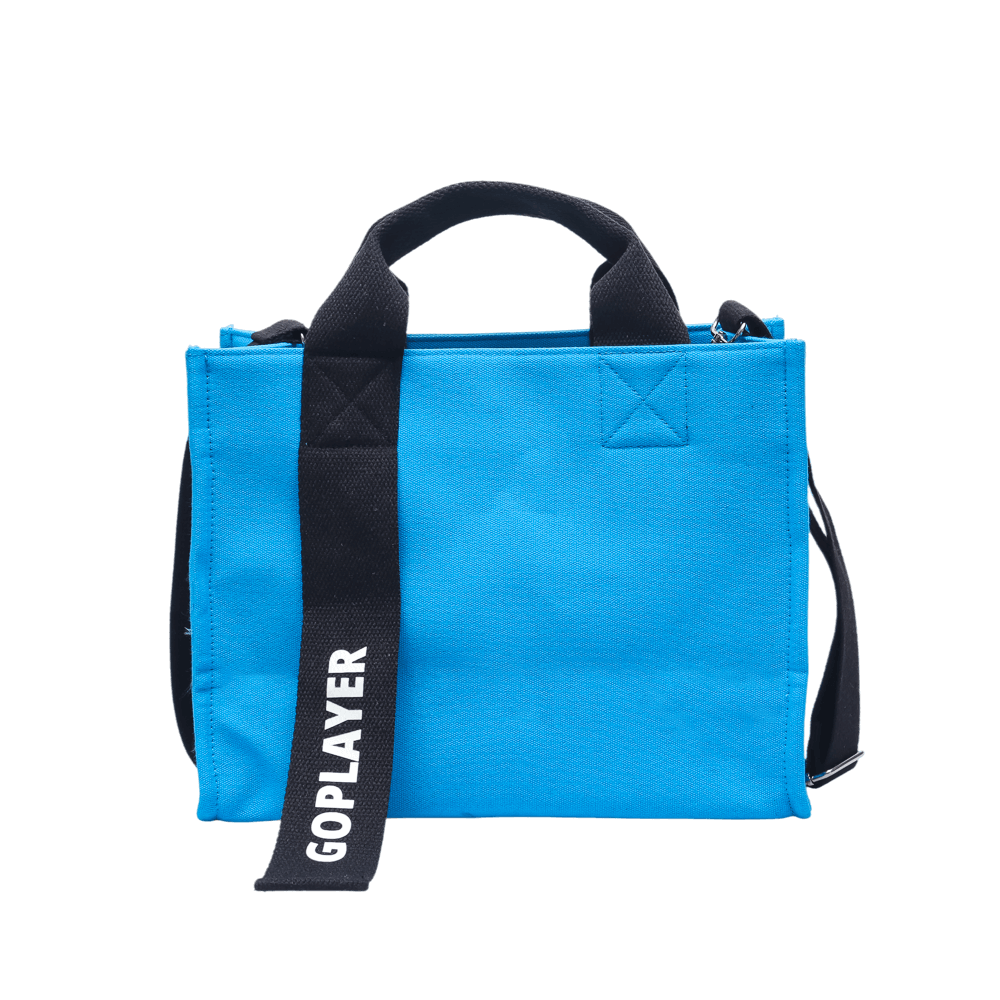 GoPlayer高爾夫帆布托特包(淺藍)