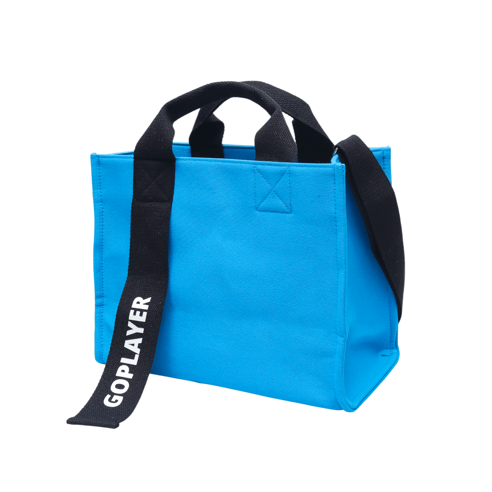 GoPlayer高爾夫帆布托特包(淺藍)