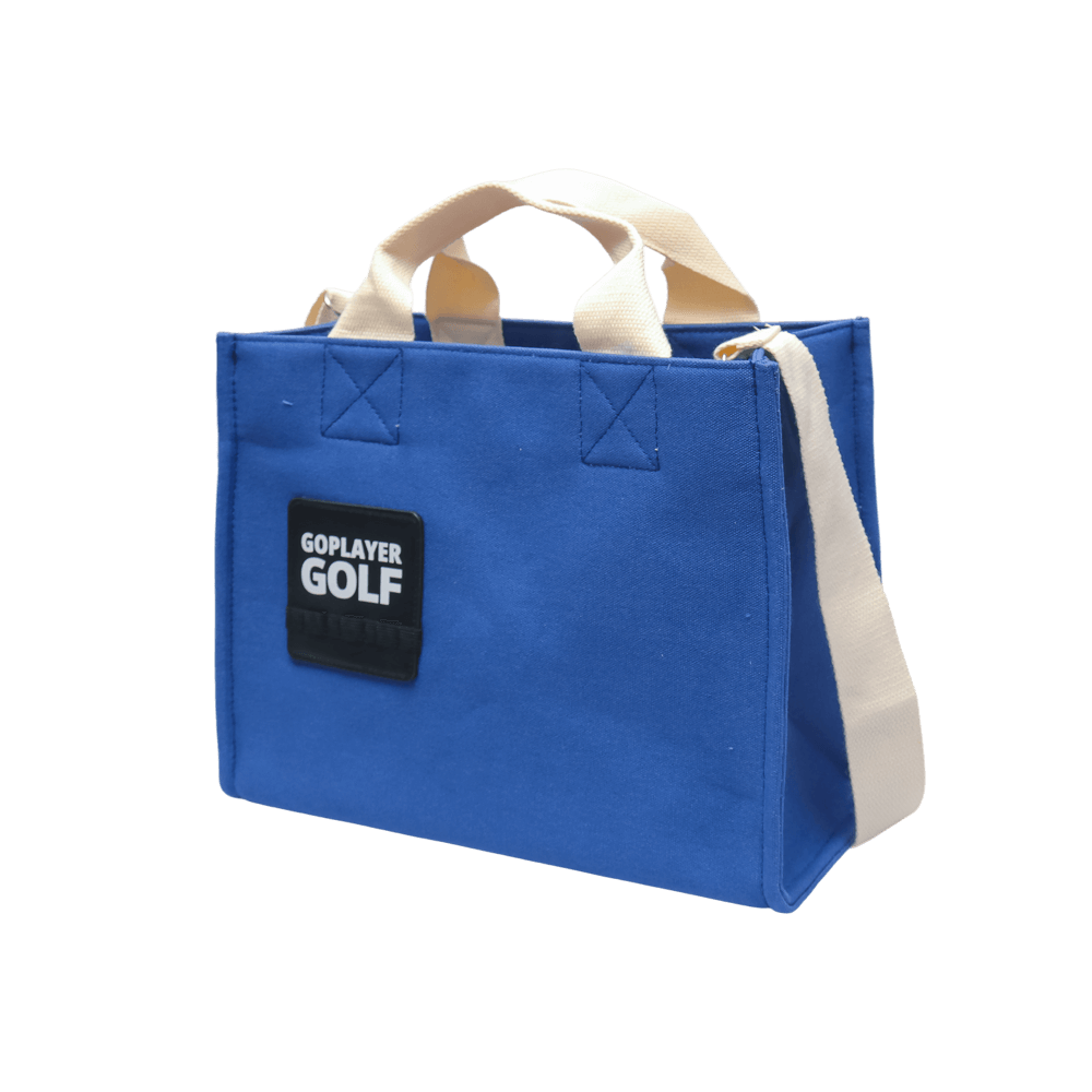 GoPlayer高爾夫帆布托特包(藏青)