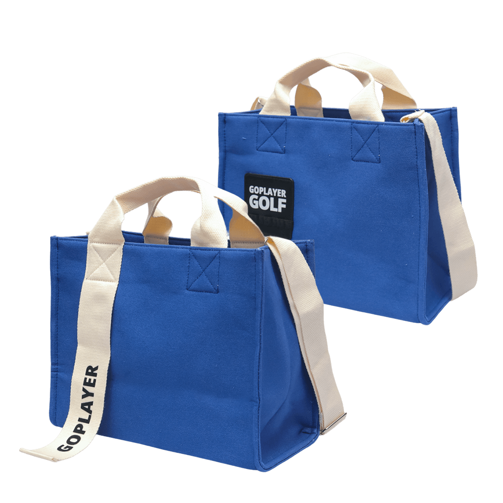 GoPlayer高爾夫帆布托特包(藏青)