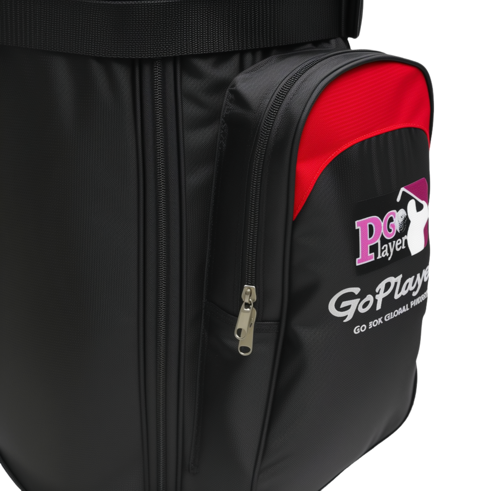 GoPlayer有輪旅行航空包(黑紅)