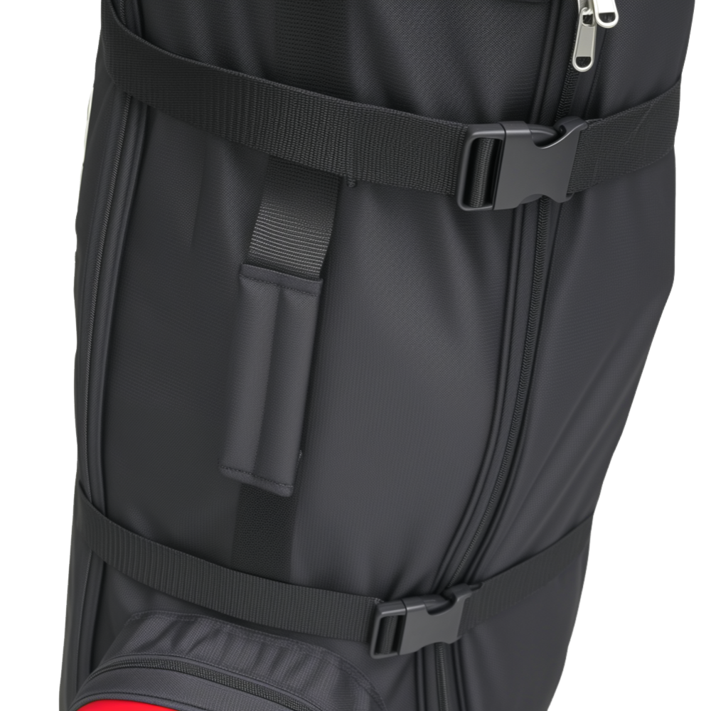 GoPlayer有輪旅行航空包(黑紅)