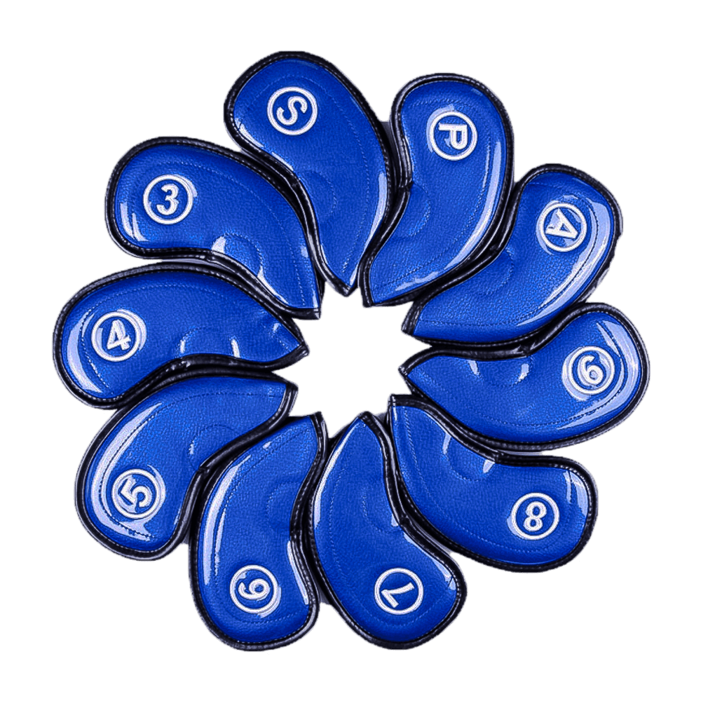 GoPlayer 高爾夫PU數字鐵桿套組(藍)