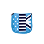 GoPlayer Putter Cover Square Western Flag (Light Blue)