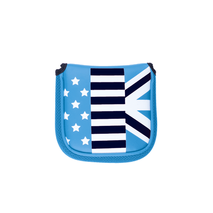 GoPlayer Putter Cover Square Western Flag (Light Blue)