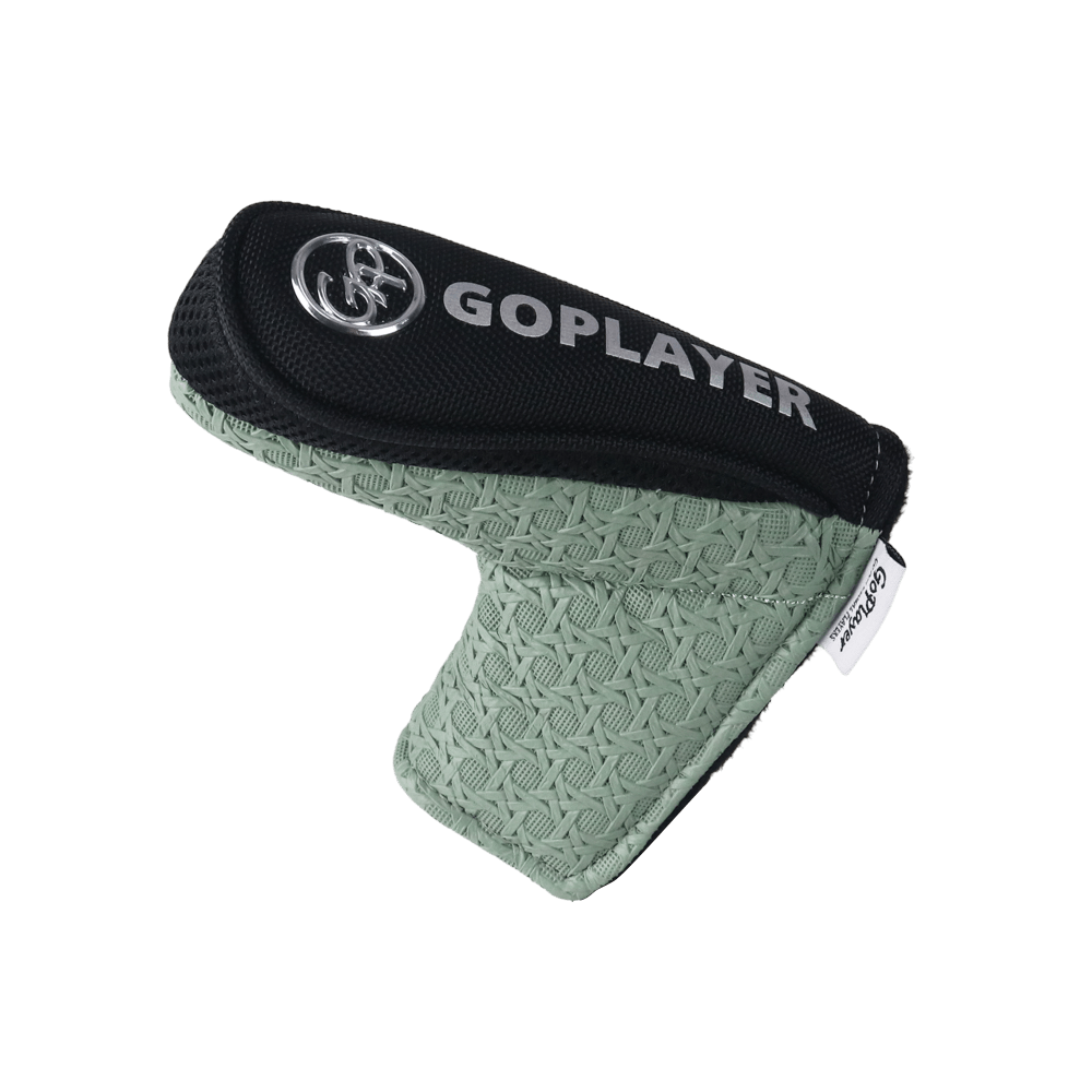 GoPlayer 型押しL型パターカバー(ライトグリーン)