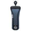 GoPlayer エンボス加工アイアンウッドクラブカバー（ダークブルー）