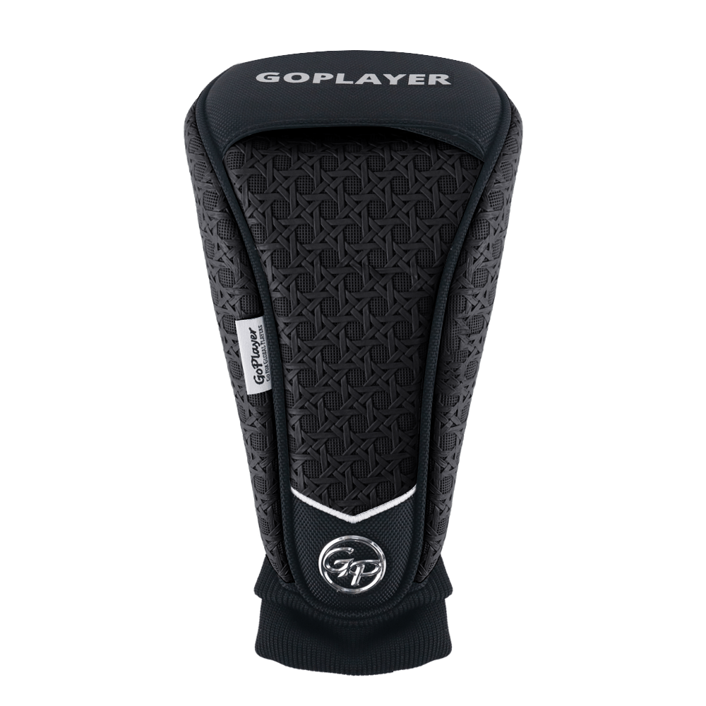 GoPlayer エンボスパターン ドライバーカバー（ブラック）