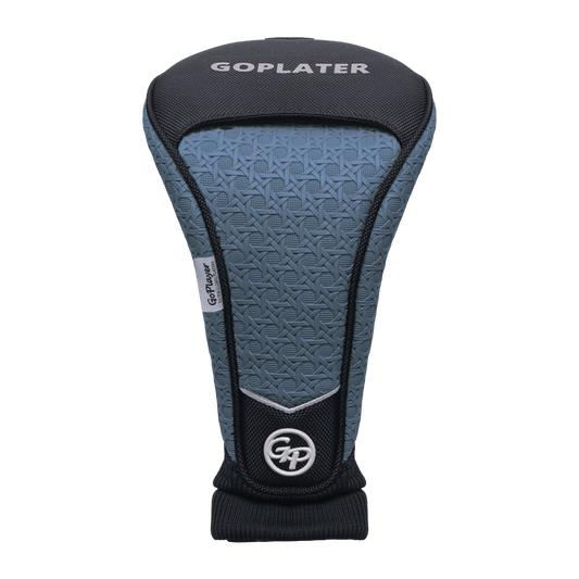 GoPlayer embossed No. 1 wood cover (dark blue)