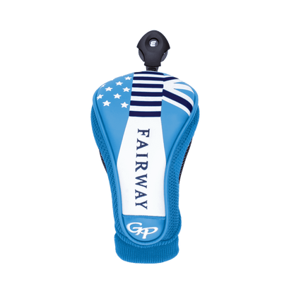 GoPlayer Fairway Wood Cover Western Flag (Light Blue)