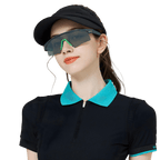 GoPlayer運動太陽眼鏡(銀框鍍水銀片)