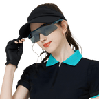 GoPlayer運動太陽眼鏡(藍框鍍水銀片)