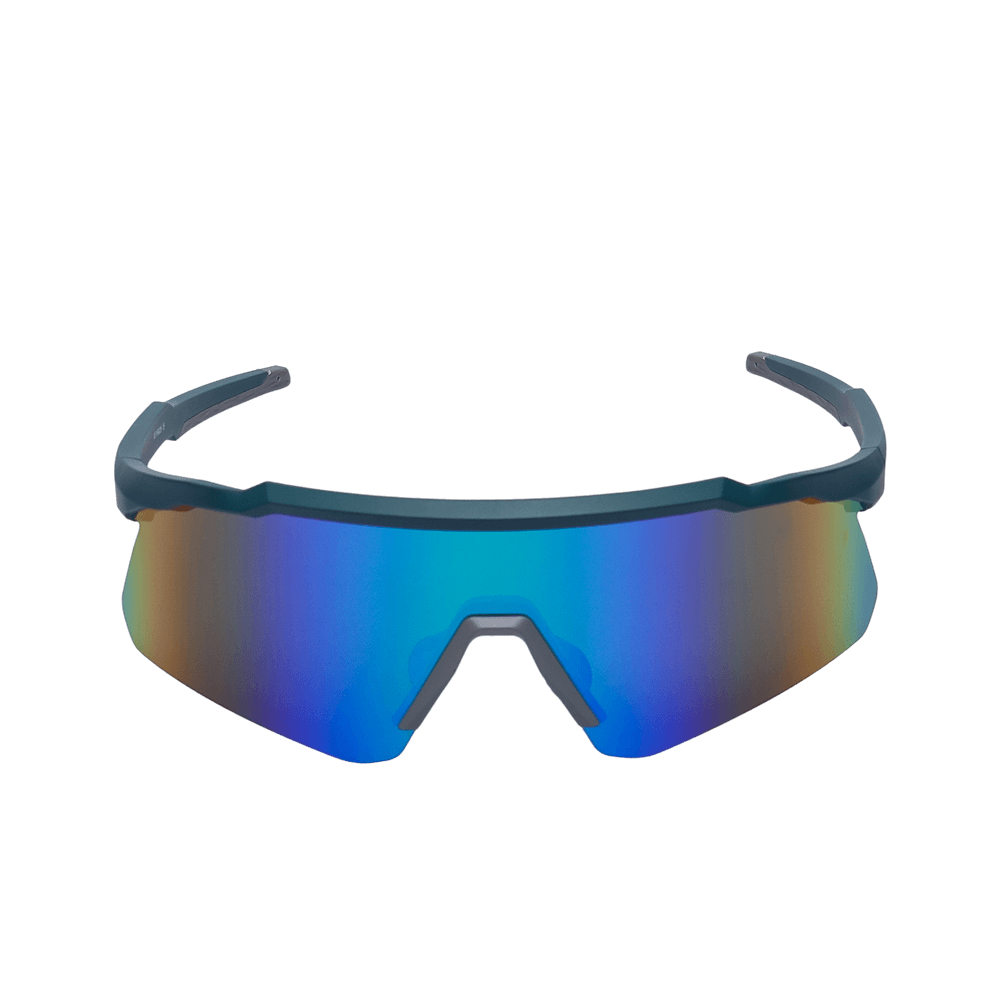 GoPlayer運動太陽眼鏡(藍框鍍綠片)