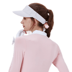 GoPlayer Women's Ribbon Hollow Hat (White)
