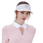 GoPlayer Women's Ribbon Hollow Hat (White)