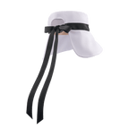 GoPlayer Women's Large Brim Folding Sun Hat (White)