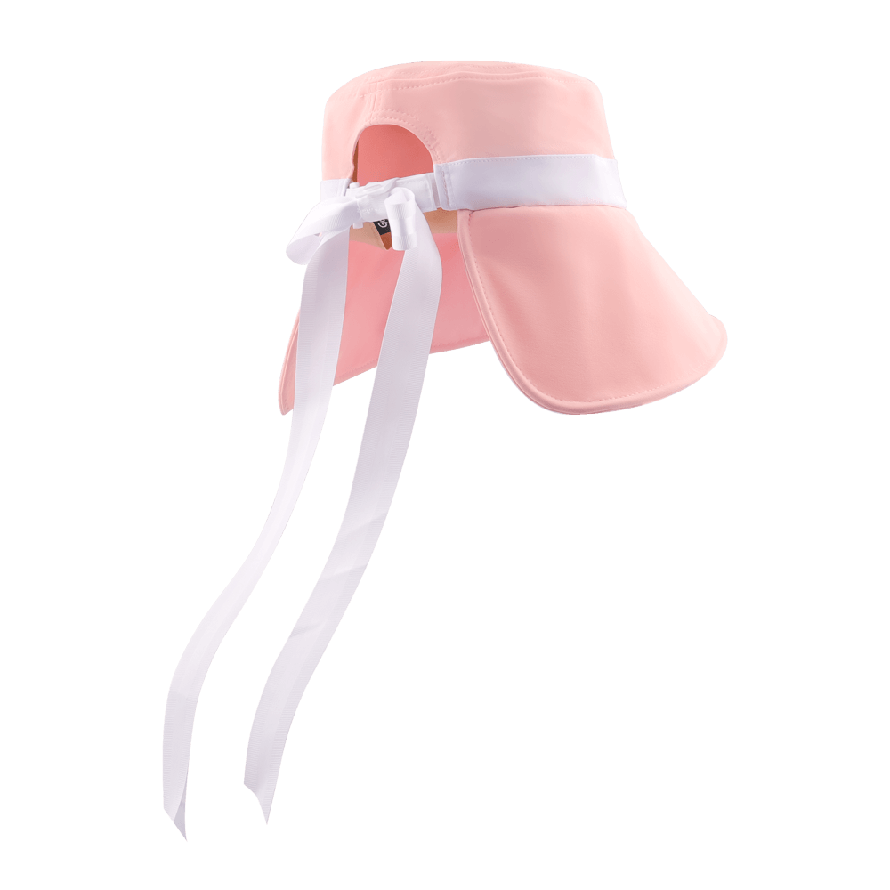GoPlayer レディース 大きなつば 折りたたみサンハット (ピンク)