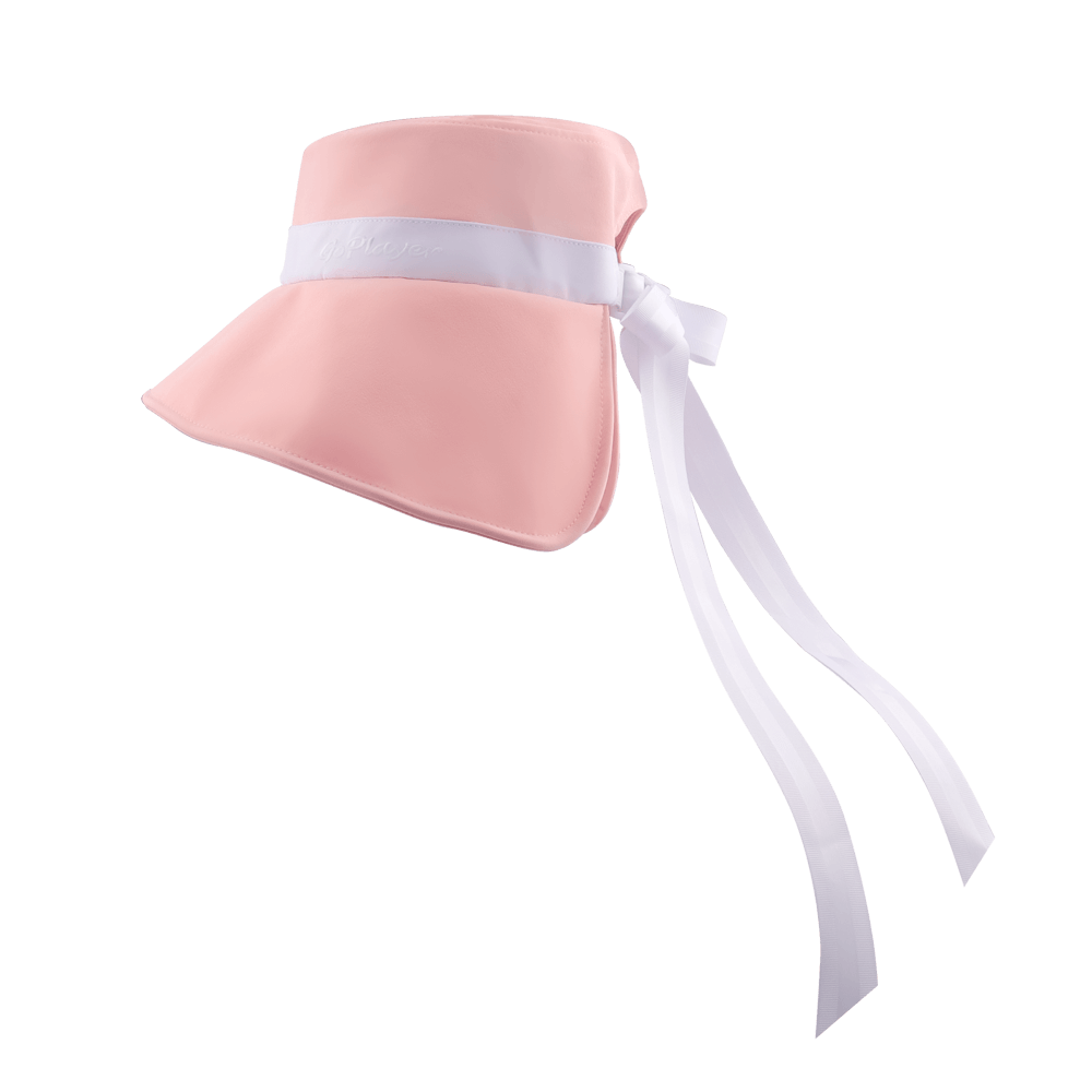 GoPlayer レディース 大きなつば 折りたたみサンハット (ピンク)