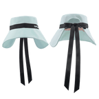 GoPlayer レディース 大きなつば 折りたたみサンハット (ライトグリーン)