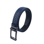 GoPlayer woven calfskin leather belt (dark blue)