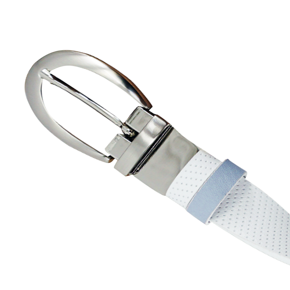 GP women's 25mm double-sided buckle belt (white/light blue)