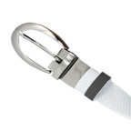 GP女25mm雙面扣皮帶(白/黑)