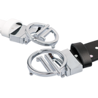 GoPlayer レディース 両面スライドバックルベルト (28mm ホワイトカラー) 