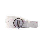 GoPlayer レディース リバーシブルベルト (白桃/白青) 