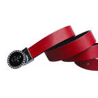 GoPlayer女轉頭雙面用皮帶(黑紅)