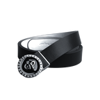 GoPlayer女轉頭雙面用皮帶(黑白)