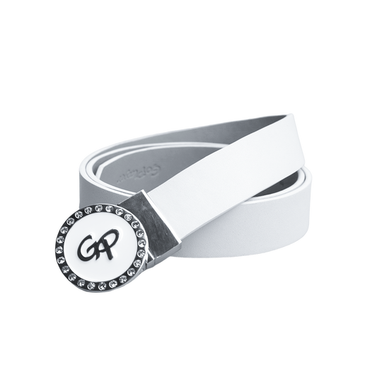GoPlayer Women's Head Reversible Belt (Silver)