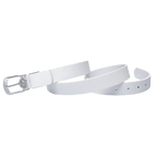 GoPlayer レディース ホースシューバックル ゴルフベルト (ホワイト)