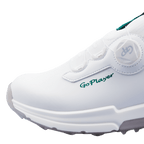 GoPlayer EliteLinks 高爾夫球旋鈕男鞋(白)