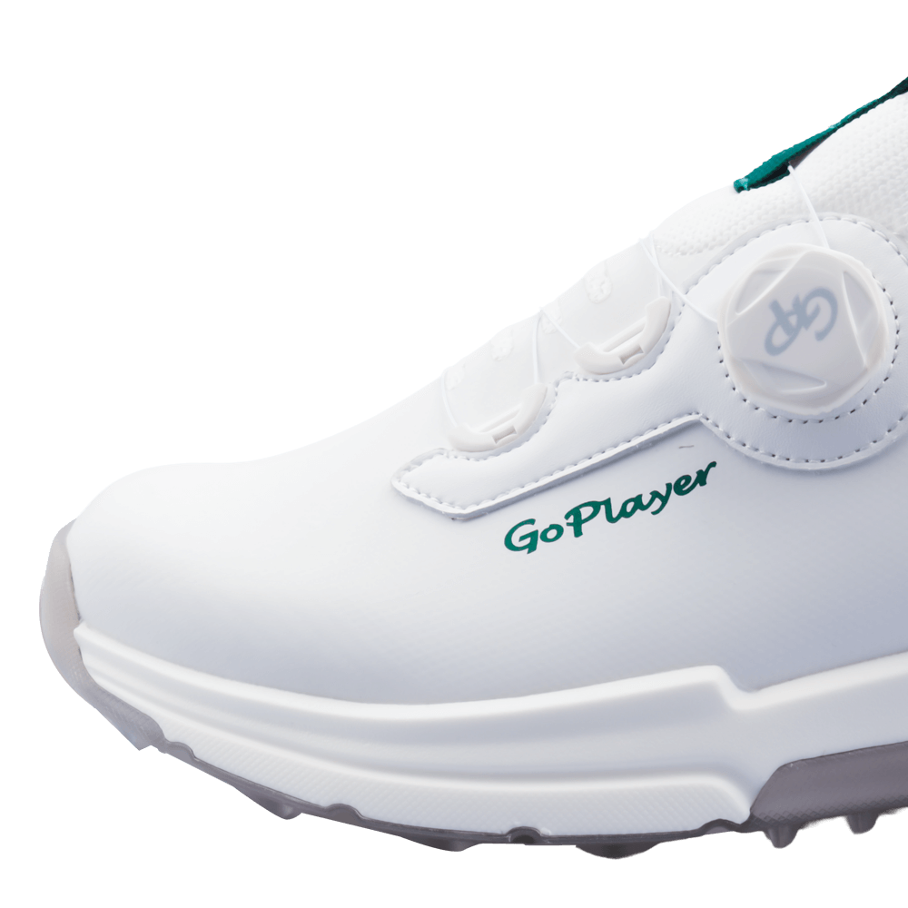 GoPlayer EliteLinks Golf Knob Men's Shoes (White)