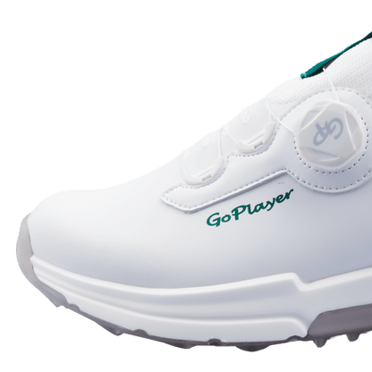 GoPlayer EliteLinks Golf Knob Men's Shoes (White)